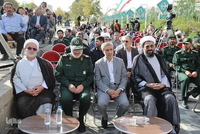 ادای احترام مردم دارالمومنین همدان به مزار سردار شهید همدانی
