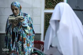 مراسم اعتکاف بانوان در مسجد باغستانی
