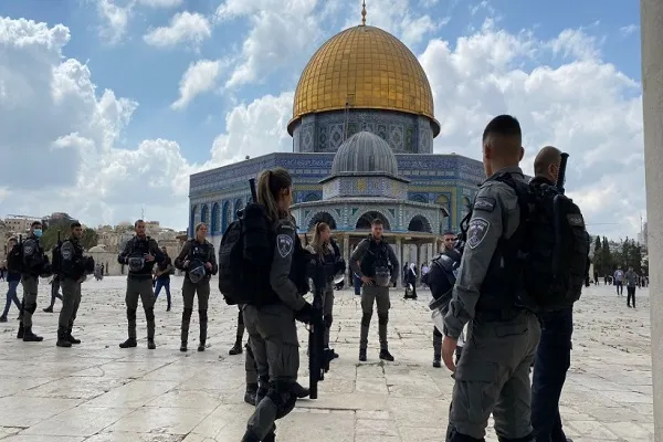فراخوان حضور گسترده فلسطینیان در مسجد الاقصی + فیلم