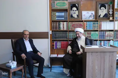 دیدار استاندار جدید آذربایجان شرقی با امام جمعه تبریز‎