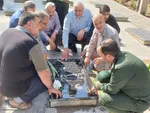 تجدید میثاق خبرنگاران و غبارروبی گلزار شهدای ملایر