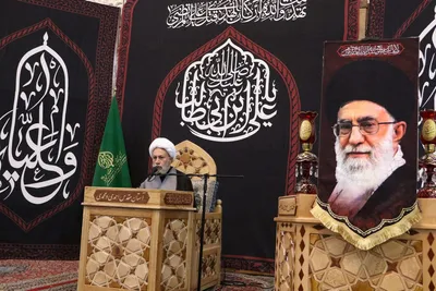 مراسم سوگواری شب شهادت رهبر معظم انقلاب در حرم شاهچراغ(ع)