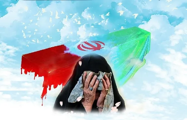 مادر ‌شهید عباس قاسمی پیربلوطی آسمانی شد