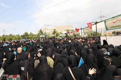 مراسم پیاده‌روی جاماندگان اربعین در اهر