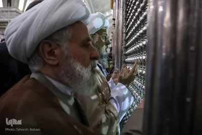 مراسم تجدید میثاق میهمانان سی‌وهفتمین کنفرانس وحدت با حضرت امام خمینی(ره)