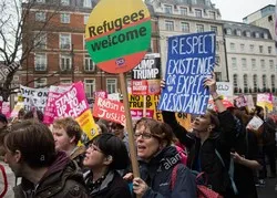 Les Londoniens ont manifesté contre l'islamophobie et le racisme