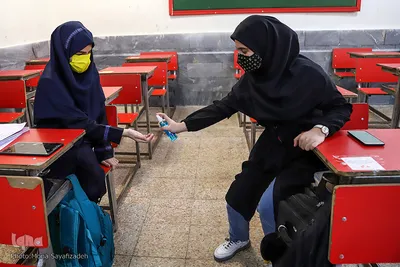 حال و هوای مدارس اهواز پس از بازگشایی