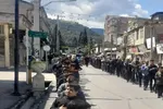 مراسم دسته روی بزرگداشت شهادت امام جعفرصادق(ع) در بهشهر