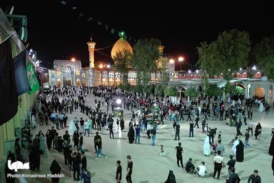 مراسم سوگواری حسینی در حرم حضرت شاهچراغ(ع)