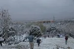 آشتی اصفهان با برف
