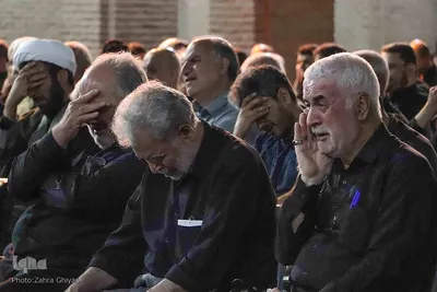 روضه‌خوانی در مسجد کبود تبریز