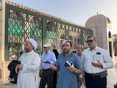 حال و هوای زائران ایرانی در حرم مطهر نبوی را در ایام حج تمتع