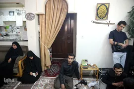 دیدار نمایندگان جامعه قرآنی با خانواده شهید قرآنی «احمد شعبانی ورکی»