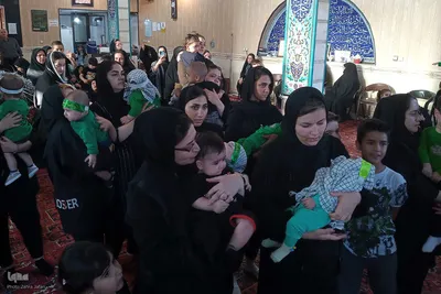 مراسم شیرخوارگان حسینی در اهر