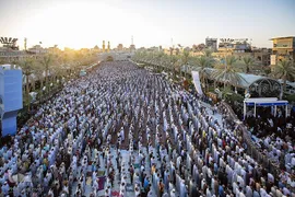 اقامه نماز عید قربان در آستان عباسی