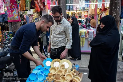 بازار شب عید در اهواز 