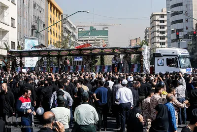 تشییع پیکر ۱۳۵ شهید گمنام دفاع مقدس