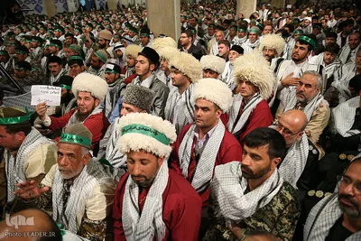 دیدار هزاران نفر از بسیجیان سراسر کشور با رهبر معظم انقلاب