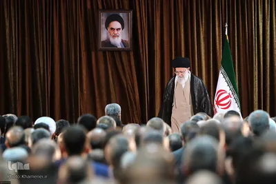 دیدار وزیر امور خارجه، سفیران و مسئولان نمایندگی‌های ایران در خارج از کشور با رهبر انقلاب