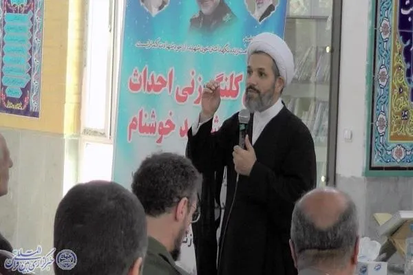 آیین کلنگ زنی احداث یادمان شهید خوشنام در فریدونکنار