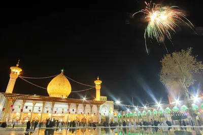 آیین گلاب شویی حرم مطهر حضرت شاهچراغ علیه السلام