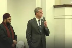 Massachusetts Republican Governor Visits Boston Mosque