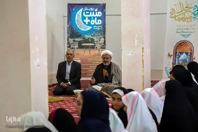 سفره افطار در جمع ایتام