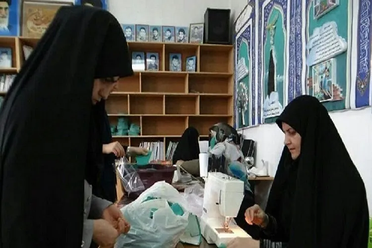 تولید روزانه ۲ هزار ماسک بهداشتی در تبلیغات اسلامی کرمانشاه