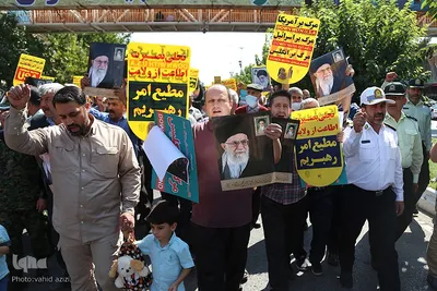 راهپیمایی نمازگزاران نماز جمعه بجنورد در اعتراض به حوادث اخیر‎‎