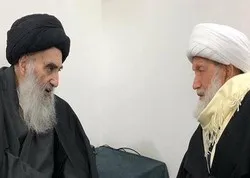 L’Ayatollah Ali Sistani a rencontré le cheikh Issa Qassem à Nadjaf