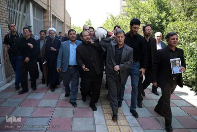 مراسم تشییع پیکر مرحوم «محمد امین قانعی راد» رئیس سابق انجمن جامعه‌شناسی ایران