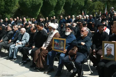  آیین تشییع پیکر زنده‌یاد بهروز رضوی، گوینده، مجری و بازیگر پیشکسوت صدا و سیما در مسجد بلال 