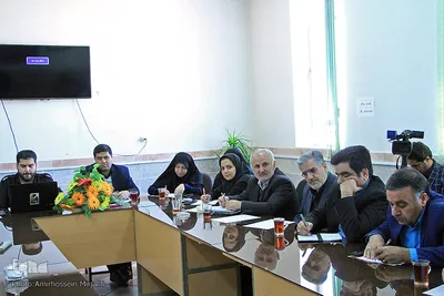 نشست خبری علی پورمیرزایی رییس بسیج دانشجویی استان یزد