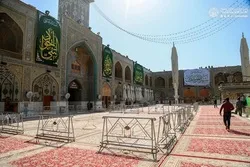Heiliger Schrein Imam Alis (as.) zum Geburtstag von Imam Dschawad (a.) verziert + Bilder