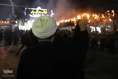آیین سنتی مشعل گردانی در قم