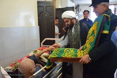 حضور خدام رضوی در خانه سالمندان ـ اهواز