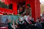 استقبال از کاروان اهالی بهشت در دانشگاه اصفهان