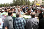 تشییع پیکر شهید هسته‌ای در یزد