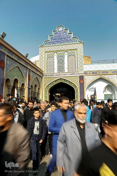 مراسم عزاداری ظهر اربعین در آستان حضرت عبدالعظیم(ع)