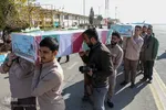 مراسم استقبال از پانزده شهید گمنام در یزد‎‎
