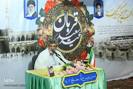 محفل انس و معرفت در منا با حضور امیرالحاج حجت الاسلام و المسلمین نواب