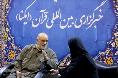 غرفه خبرگزاری ایکنا در نهمین روز بیست و ششمین نمایشگاه قرآن کریم