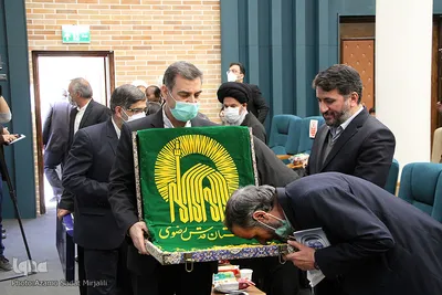 مراسم بزرگداشت شهید امیر حسین قربانی از شهدای یزدی سانحه سقوط هواپیمای اوکراینی‎‎