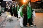 صحنه ورود کاروان امام حسین (ع) برای اجرا تعزیه 