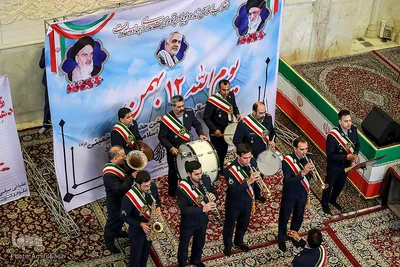 مراسم سالروز ورود امام(ره) در حرم مطهر شاهچراغ(ع)