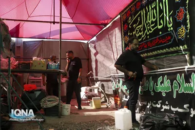 آماده‌سازی موکب‌ها برای استقبال زائران پیاده امام رضا(ع)
