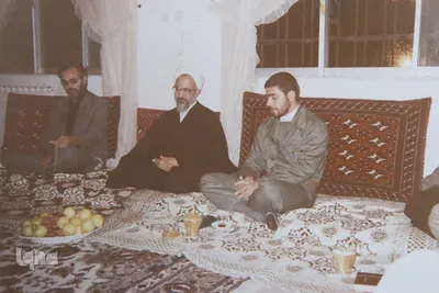مرحوم استاد «ابوالفضل علامی» و حضرت ایت الله جوادی آملی