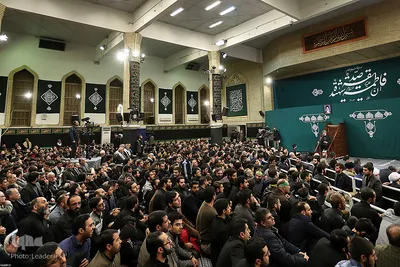 سومین شب عزاداری فاطمیه در حسینیه امام خمینی(ره)