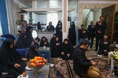 دیدار با خانواده شهدای جنگ رمضان