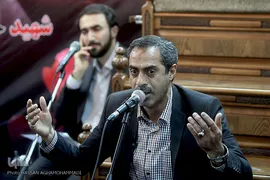 مراسم ترحیم مجاهد جانباز، شهید حجت الاسلام مهدی تقوی در هیات محبین الائمه(ع) تهران